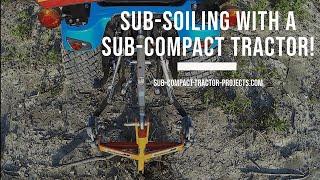 Dirt Talk - Sub Soling with the King Kutter Sub Soiler and Middle Buster on the LS MT125!