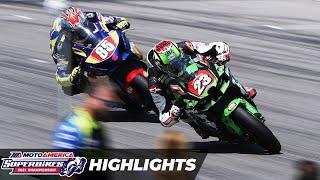 MotoAmerica Stock 1000 Race 2 Highlights at VIR 2021