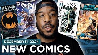 NEW COMIC BOOK DAY 12/11/24 | ULTIMATE UNIVERSE: ONE YEAR IN #1, BATMAN: DARK PATTERNS #1, STORM #3