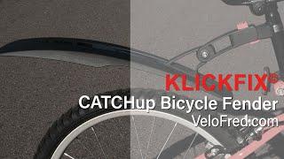 KLICKfix CATCHup Rear Bicycle Fender with Contour Adapter