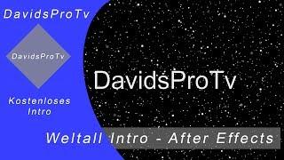 Weltall Intro - After Effects | DavidsProTv