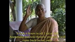 Bhagavan Sri Ramana Maharshi Devotee - Rajapalayam Ramani ammal Interview | Sri Ramanasramam