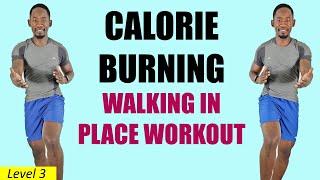 30 Min Calorie-Burning Walking In Place Workout for Fast Weight Loss