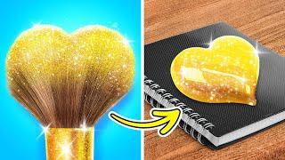 RICH vs. POOR ART CHALLENGE || Who Wins The Prize? Simple Art Ideas & Gadgets by 123 GO!