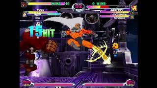 MvC2: Magneto/Tron Tag Infinite vs Servbot [3 Reps] .:3.9.25:.