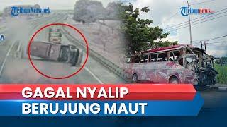 KRONOLOGI Kecelakaan Bus Rombongan Partai Hanura di Tol Solo-Ngawi, Niat Menyalip tapi Nabrak Median