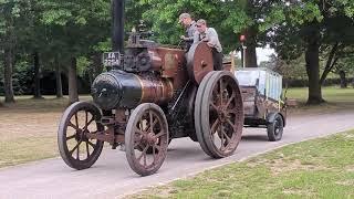 a full size traction engine at the Rural life Living Museum