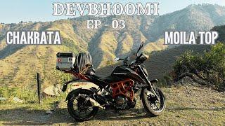 Moila Top To Chakrata on Bike .|  Mini Kashmir | DevBhoomi | Solo-Rider | Mountains