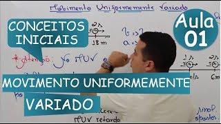 Movimento Uniformemente Variado (Teoria e Exemplos)