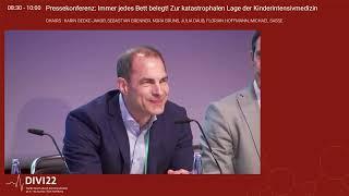 Pressekonferenz: Aktuelle Situation der Kinderintensivmedizin (01.12.2022)