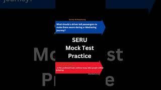 tfl Seru mock test practice | #serumocktest #serutest2023 #seruexam