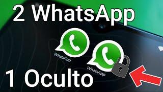 Instala dos WhatsApp en el mismo celular y oculta uno.