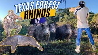 Retired Army Vet Goes Hog Hunting | Texas Forest Rhinos V2