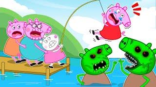 Peppa Pig Fishing Bait | Peppa Pig Funny Animation