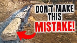 Avoid these Boulder Wall Install MISTAKES!