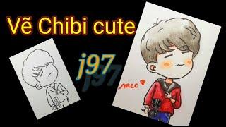 Cách vẽ Chibi cute Jack j97 #3 [Vẽ chậm từng bước] How to draw cute chibi | KC art