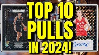 TOP 10 SPORTS CARD PULLS OF THE YEAR! (2024)