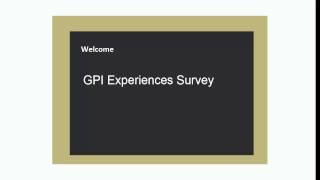 GPI Experiences Survey 2017