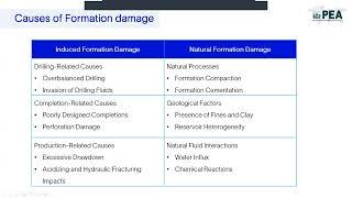 Formation Damage Causes, Prevention, and Mitigation