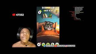 IShowSpeed Tries To Teach Talking Tom The God Is Great Song Then Voice Cracks 