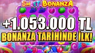 Sweet Bonanza +1.080.000 TL BONANZA TARİHİNDE İLK DEFA TEK ELDE 105X MİLYON KAZANÇ!  #sweetbonanza