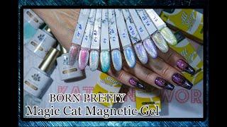 Полупрозрачный Кошачий Магнитны гель лак BORN PRETTY / Magic Cat Magnetic Gel.