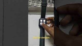 Noise icon buzz sensor test/ Air test/occlusion.