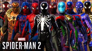 Spider-Man 2 All 80 Suits With DLC | Every Spider Man 2 Suits Gameplay | Marvel Spider-Man 2 Game