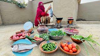 The Village Lunch with | Simple and Delicious Lunch Recipe / A Warm Dish for Cold Mornings