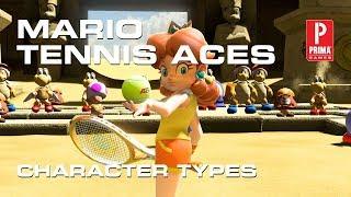 Mario Tennis Aces - Character Types