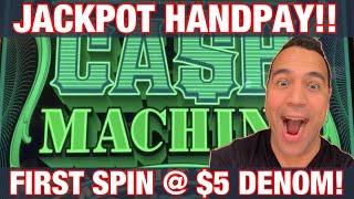  TING TING!! CASH MACHINE $10 & $50 BETS!!  JACKPOT HANDPAY!!! 