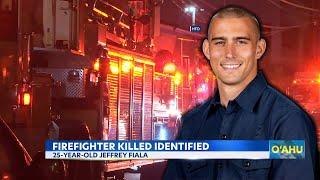 HFD mourns the fallen firefighter following an apartment fire in McCully