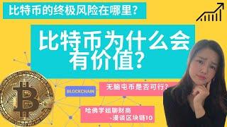 比特币为什么会有价值？比特币的终极风险在哪里？无脑屯币是否可行？