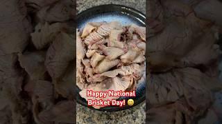 Happy National Brisket Day! #food #foodie #shorts #yummy #foodlover #tasty #eating #bbq #brisket