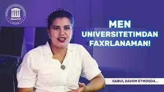 Universitetim mening faxrim! NamXUga qabul boshlandi.