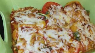 How to make STUFFED PEPPERS ( Enchilada Style )