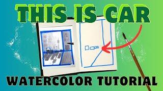 Very Easy Watercolor Tutorial for Beginners 2024