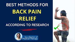 Back Pain Relief with Core Engagement, According to Research