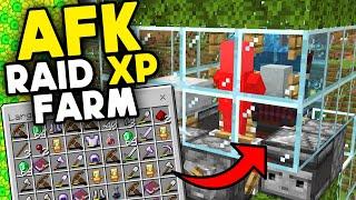 Easiest RAID XP Farm Minecraft Bedrock 1.21