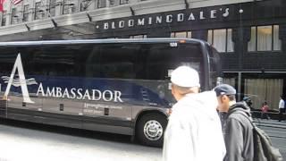 Hampton Jitney Ambassador Bus at Lexington Avenue and East 59th Street