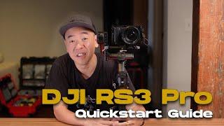 DJI RS3Pro Quickstart Guide