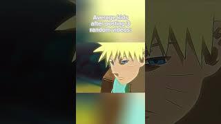 Average kids  | #naruto #anime #shorts