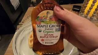 Maple Grove Farms Organic Pure Maple Syrup, Grade A Amber, 8.5 Ounce