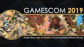 GAMESCOM 2019 || Inside Xbox: Age of Empires Announcements Recap!