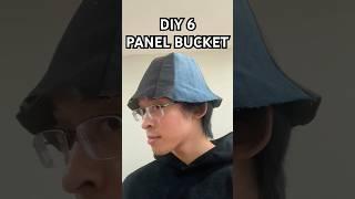 DIY 6 PANEL BUCKET HAT #diy #cutandsew #buckethat