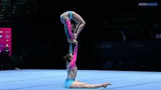 Первенство мира по спортивной акробатике (Баку 2022). Женские пары 12-18. Финал