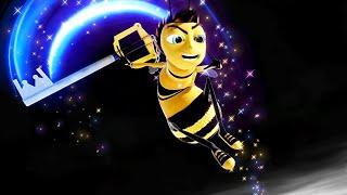 Barry Bee Movie Wields Sora Keyblade Final Smash + Final Blow Victory Screen