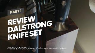 Review DALSTRONG Knife Set Block - 18-Pc Colossal Knife Set - Gladiator Series -German HC Steel...