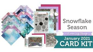 Card Kit Reveal and Inspiration: Snowflake Season