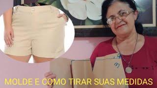 MOLDE DE SHORT PLUS SIZE COM CÓS ALTO!!